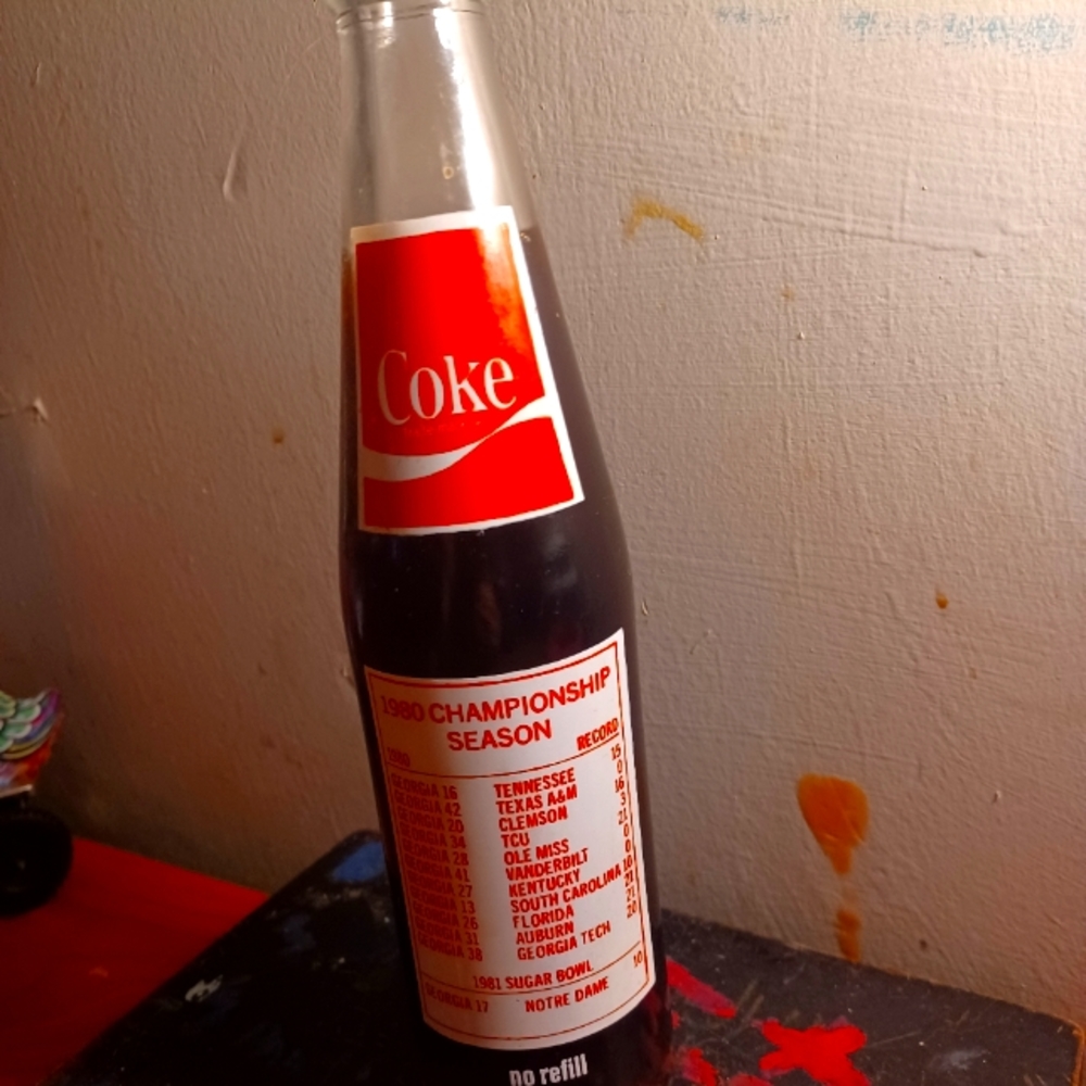 Collectible coke bottles
